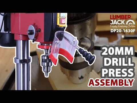 Lumberjack DP20-1630F Floor Standing Pilar Drill Press - Assembly