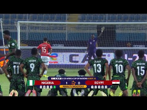 INSANE! NIGERIA VS EGYPT (1-1) PENALTIES (4-1) HIGHLIGHTS & GOALS | U20 AFCON 3RD PLACE