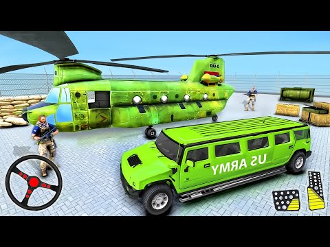 US Army Limo Transporter - City Limousine Car Parking Simulator | Android Gameplay