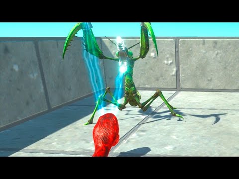 GIANT PRAYING MANTIS WITH LIGHTNING GUN vs EVERY UNIT - Animal Revolt Battle Simulator