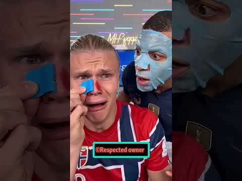 ⚽😂😱 Haaland Trêu Mbappé Bằng Miếng Lột Mụn Và Cái Kết Đau Điếng!