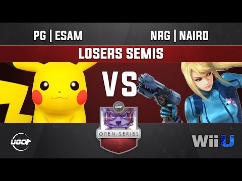 UGC Smash 4 LOSERS SEMIS  - PG | ESAM (Pikachu) vs NRG | Nairo (Zero Suit Samus)