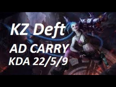 KZ Deft - Jinx vs Kai'Sa - KR Challenger 1096 LP