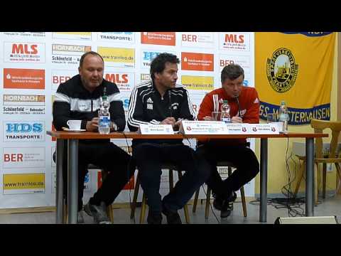 Pressekonferenz RSV Waltersdorf - FSV Union Fürstenwalde 1:1, 22.05.2013