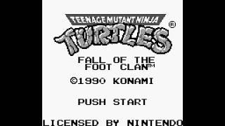 Teenage Mutant Ninja Turtles: Fall of the Foot Clan Game Boy Playthrough