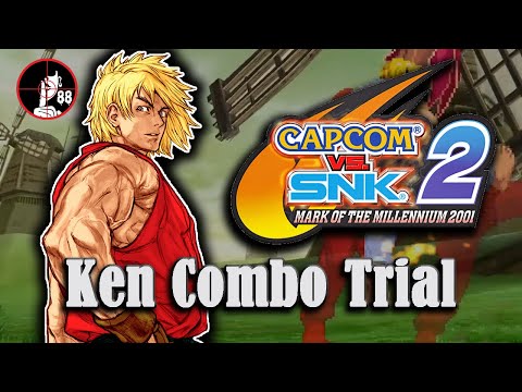 Ken Trials for Capcom vs. SNK 2 【カプエス2】(Hints in description)