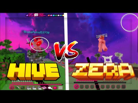 The Hive vs Zeqa! Which Server is Better? // MCPE PvP