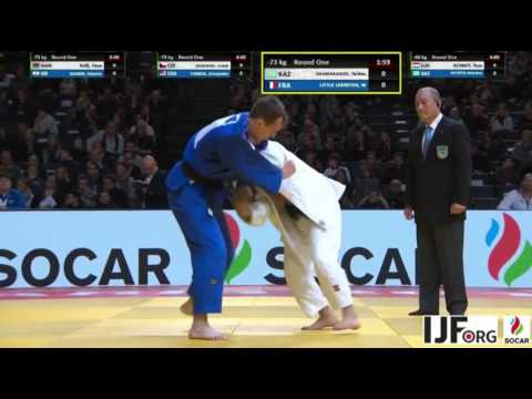 ZHUMAKANOV Yeldos KAZ vs LITTLE LEBRETON  Mathieu FRA