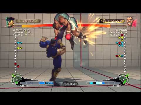 JohnryHenson (M.Bison) Vs ashmeista (Balrog) SSF4 AE Ranked Matches - PSN