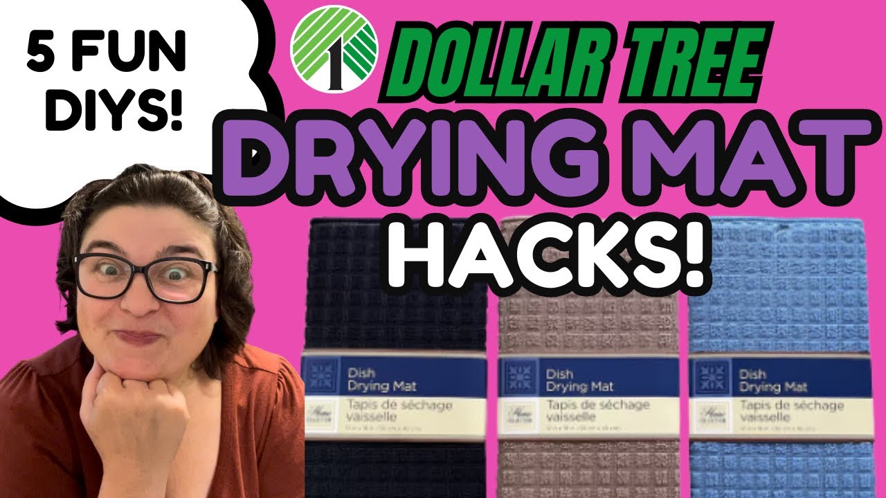 5 Incredible DIY Projects with Dollar Tree Drying Mats You Won't Believe!