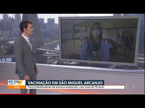 SP1 ao vivo: Vacina para funcionários de serviços essenciais chega ao interior de SP
