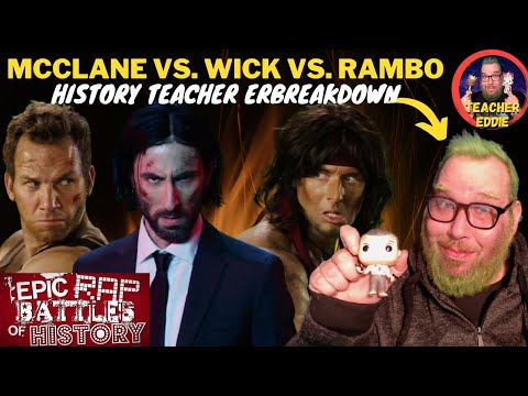 John Wick vs John Rambo vs John McClane | History Teacher FULL ERBreakdown