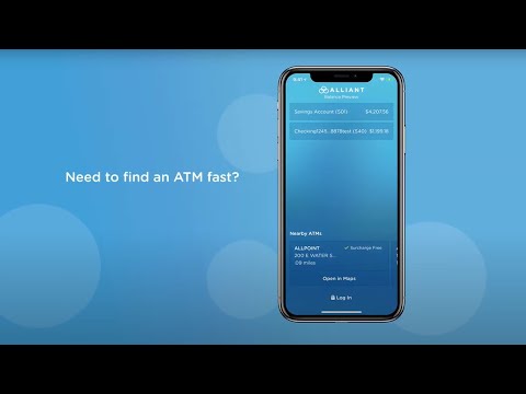 Alliant Credit Union video/presentation/materials