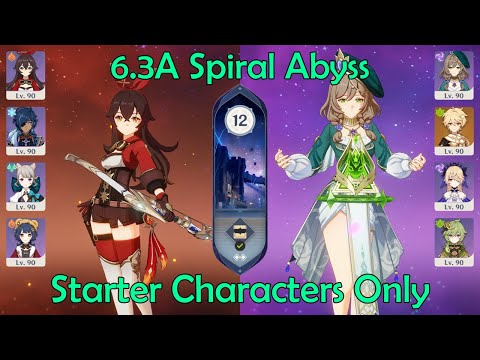 Starter Characters Only: 6.3A Spiral Abyss - Genshin Impact