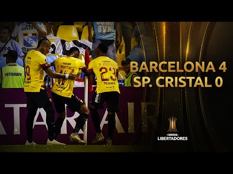 Barcelona SC 4-0 Sporting Cristal (Copa Libertador...