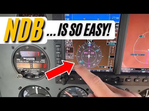 NDB Navigation: How to fly an ADF explained! Pilot Training & Education #aviation #flightschool