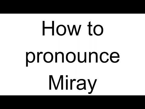 How to Pronounce Miray (Turkish)