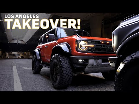 LA Takeover! Vorsteiner Off-Road Broncos Charge The LA River