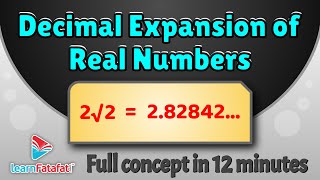 Class 9 Maths Number Systems | Decimal Expansion of Real Numbers - LearnFatafat
