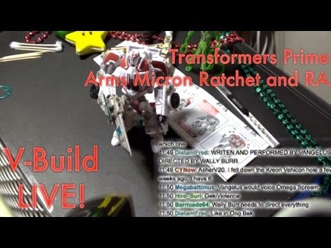 Transformers AM-04 Ratchet and M-04 RA - V-Build 18 - Sept 2 2012
