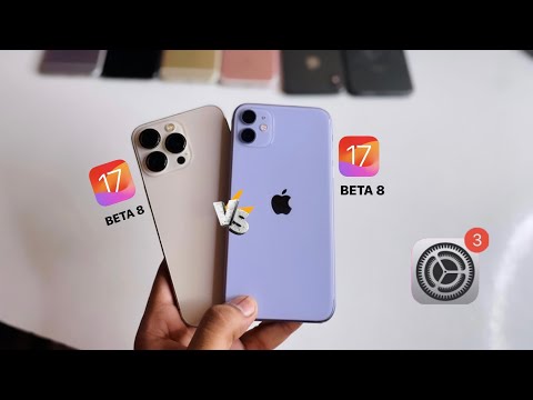 iPhone 13Pro vs iPhone 11 - iOS 17 Beta 8 - Speedtest + Comparison