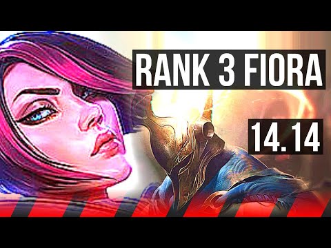 FIORA vs PANTHEON (TOP) | Rank 3 Fiora, 4/1/2, 600+ games | TR Challenger | 14.14