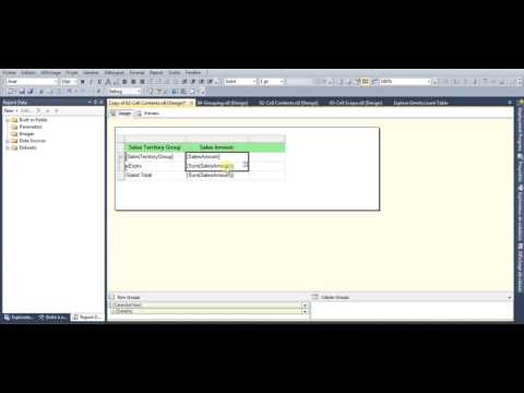 Reporting Services(SSRS) Tutorial Part1 (Tables)
