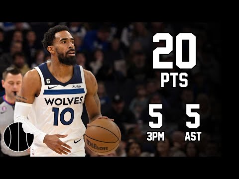 Mike Conley Highlights | Spurs vs. Timberwolves | 8th Apr 2023