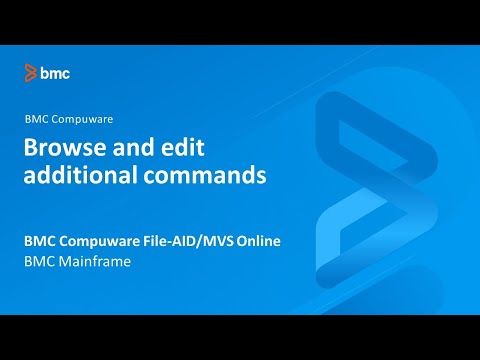 BMC Compuware File-AID/MVS Online - Browse and edit additional commands