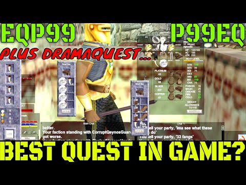 EverQuest P99 Best Quest in the Game? Plus dramatic situation involving a guide Wizard Necro Duo BB