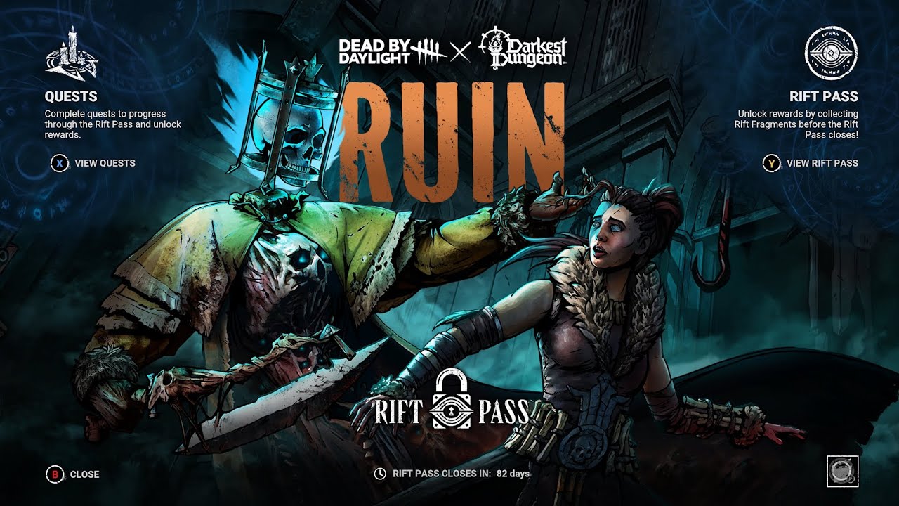 Dead by Daylight Rift Pass 5 - Ruin key art