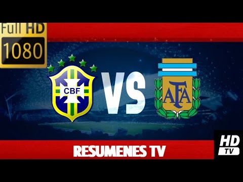 RESUMEN BRASIL VS ARGENTINA 3-0 / HD