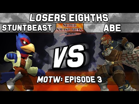 [Melee Off The Wall: Ep3] StuntBeast(Falco) vs. Abe(Ganondorf) - Losers Eighths