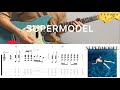 Måneskin SUPERMODEL Guitar Cover With Tabs Chords