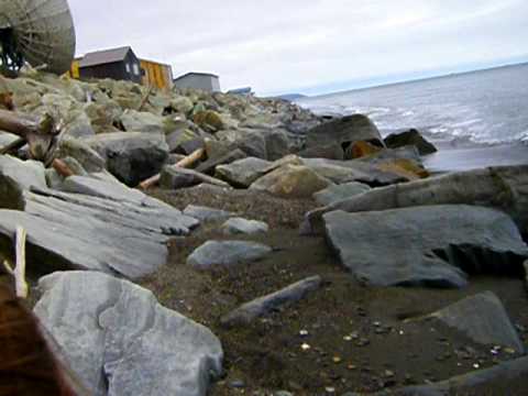 Walking the beach in Nome