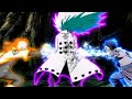 4K Quality Dub Naruto And Sasuke Six Path Power Vs Madara