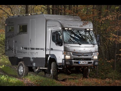 Mitsubishi Fuso Canter all-wheel drive motorhome review