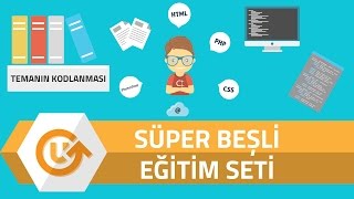 Web Tasarım Eğitimleri - Süper Beşli Eğitim Seti - Temanın Kodlaması Hakkında