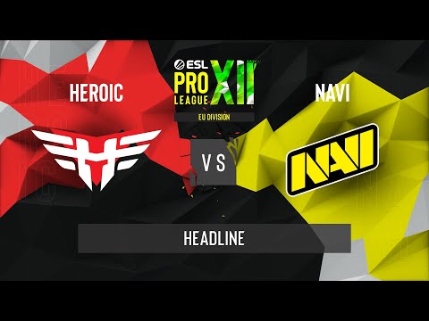 CS:GO - Natus Vincere vs. Heroic [Mirage] Map 2 - ESL Pro League Season 12 - Playoffs - EU
