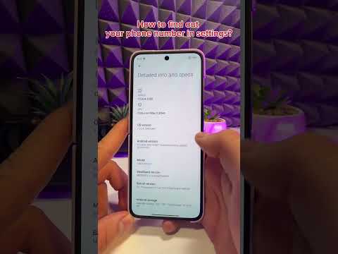 HOW TO FIND OUT YOUR PHONE NUMBER IN SETTINGS ON XIAOMI MIX FLIP? #tutorial #howto #xiaomi #android
