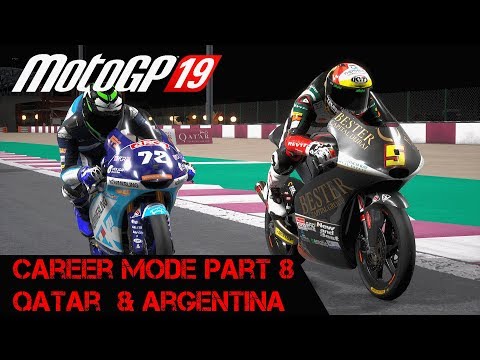 Motogp 19 Career Mode Part 8 - Moto3 Debut (Moto3 Qatar And Argentina)