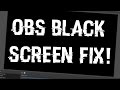 Tutorial: How To Fix BLACK SCREEN GLITCH On OBS Studio 2018! Potential Fixes For OBS Black Screen Tutorial: How To Fix BLACK SCREEN GLITCH On OBS Studio 2018! Potential Fixes For OBS Black Screen