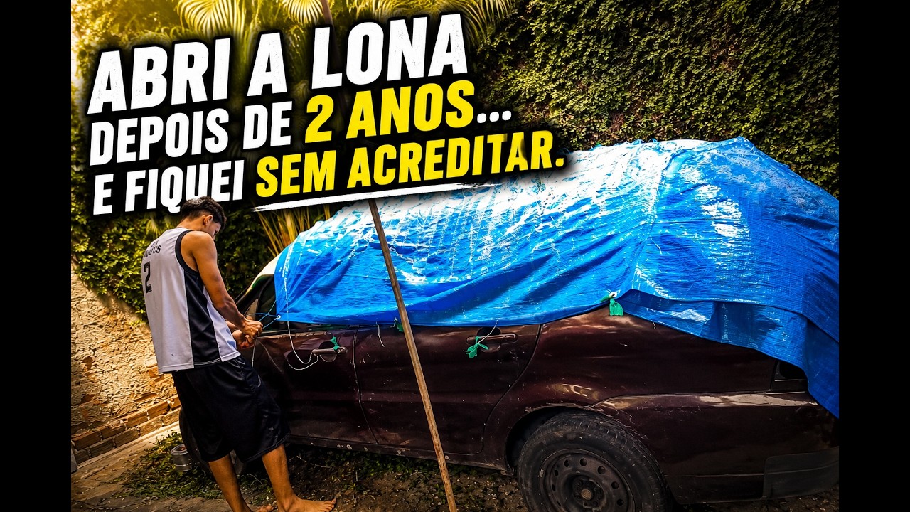 Abri a lona depois de 2 anos... e fiquei sem acreditar.