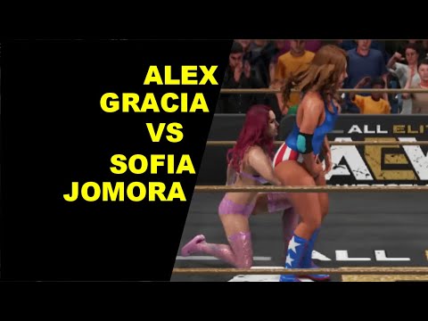 WWE 2K19 Alex Gracia vs Sofia Jamora - No Holds Barred