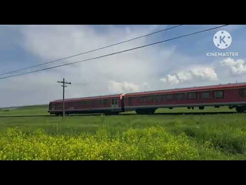 Trenul RC R 11420 Iași - Dorohoi în drum spre Todireni