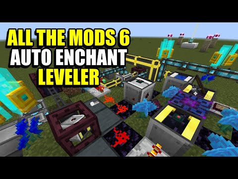 DEWSTREAM - Ep201 Auto Enchant Leveler - Minecraft All The Mods 6 Modpack