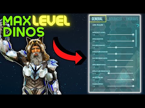 Ark Dino Settings Explained | Ark Single Player Dino Levels/Stats/Exp and More!