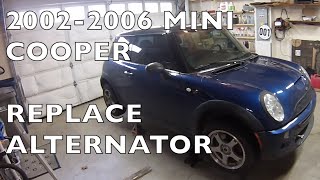Replace Alternator - 2002-2006 MINI Cooper S POV