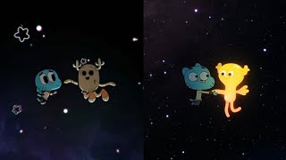 gumball and penny in space scenes