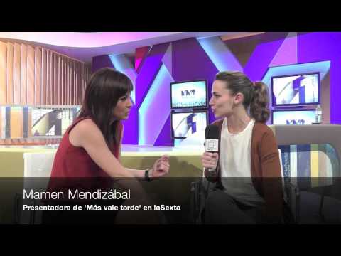 Interview with Mamen Mendizábal, presenter of 'Más vale tarde' (Lasexta) - October 24, 2012 -